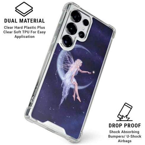 Half Moon Fairy by Rachel Anderson Galaxy S25 Ultra Clear Case