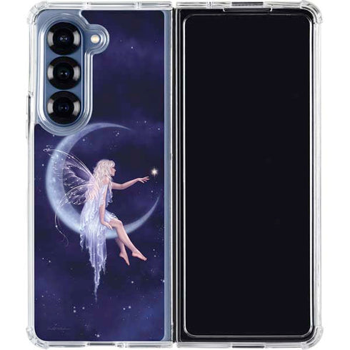 Half Moon Fairy by Rachel Anderson Galaxy Z Fold6 Clear Case