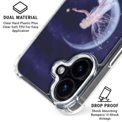 Half Moon Fairy by Rachel Anderson iPhone 16 Clear Case