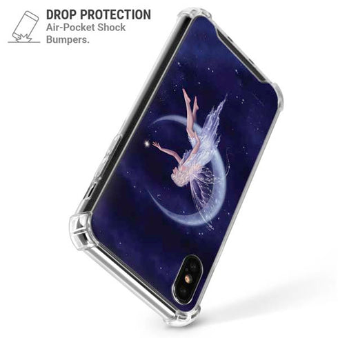 Half Moon Fairy by Rachel Anderson iPhone X/XS Clear Case