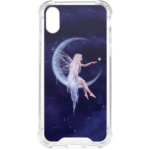 Half Moon Fairy by Rachel Anderson iPhone XS Clear Case