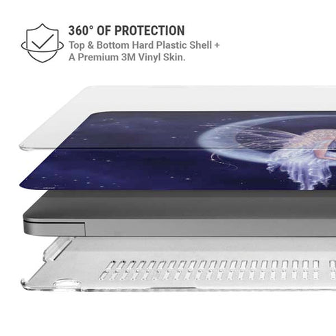 Half Moon Fairy by Rachel Anderson MacBook Pro 14in (2021-24) Case plus Skin
