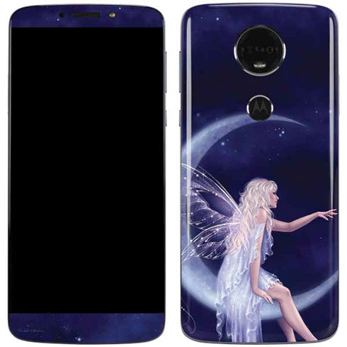 Half Moon Fairy by Rachel Anderson Moto E5 Plus Skin