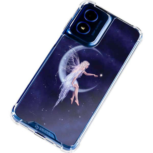 Half Moon Fairy by Rachel Anderson Moto G 5G (2024) Clear Case