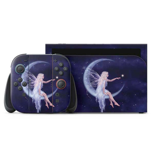 Half Moon Fairy by Rachel Anderson Nintendo Switch 2 (2025) with Joy-Con Skin