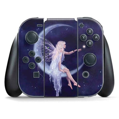 Half Moon Fairy by Rachel Anderson Nintendo Switch (2017-2021) Joy-Con Controller Skin