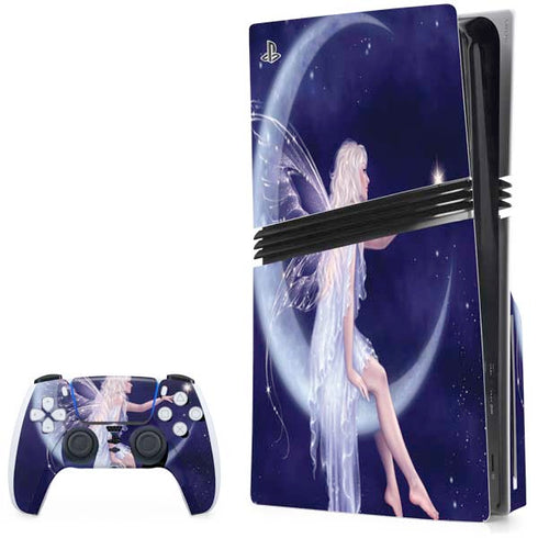 Half Moon Fairy by Rachel Anderson PS5 Pro Disk Bundle Skin