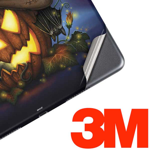 Halloween Cat and Jack O Lantern Pumpkin by Sarah Richter iPad Skins
