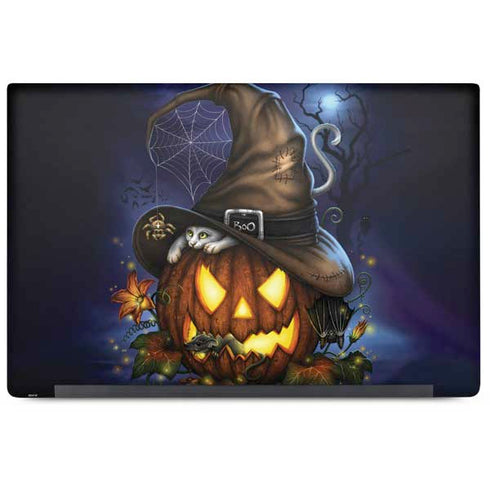 Halloween Cat and Jack O Lantern Pumpkin by Sarah Richter Dell Latitude Skin