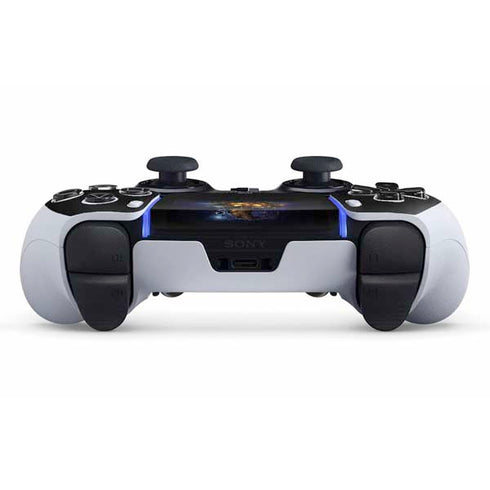 Halloween Cat and Jack O Lantern Pumpkin by Sarah Richter PS5 DualSense Edge Pro Controller Skin