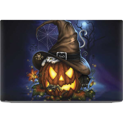Halloween Cat and Jack O Lantern Pumpkin by Sarah Richter Dell XPS Skin