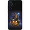 Halloween Cat and Jack O Lantern Pumpkin by Sarah Richter Galaxy A35 5G Skin