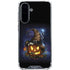 Halloween Cat and Jack O Lantern Pumpkin by Sarah Richter Galaxy A36 5G Clear Case