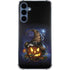 Halloween Cat and Jack O Lantern Pumpkin by Sarah Richter Galaxy A55 5G Clear Case