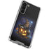 Halloween Cat and Jack O Lantern Pumpkin by Sarah Richter Galaxy S24 FE Clear Case