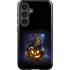 Halloween Cat and Jack O Lantern Pumpkin by Sarah Richter Galaxy S25 Impact Case