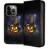 Halloween Cat and Jack O Lantern Pumpkin by Sarah Richter iPhone 13 Pro Folio Case