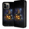 Halloween Cat and Jack O Lantern Pumpkin by Sarah Richter iPhone 14 Pro Max Folio Case