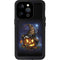 Halloween Cat and Jack O Lantern Pumpkin by Sarah Richter iPhone 15 Pro Waterproof Case
