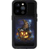 Halloween Cat and Jack O Lantern Pumpkin by Sarah Richter iPhone 15 Pro Waterproof Case