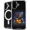 Halloween Cat and Jack O Lantern Pumpkin by Sarah Richter iPhone 16 MagSafe Case