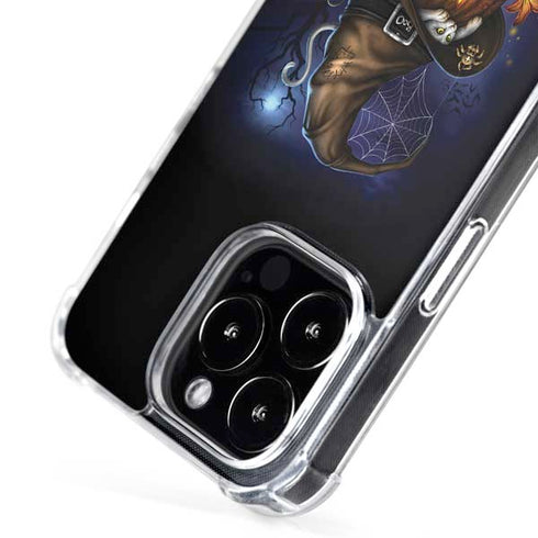 Halloween Cat and Jack O Lantern Pumpkin by Sarah Richter iPhone 16 Pro Max MagSafe Case