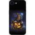 Halloween Cat and Jack O Lantern Pumpkin by Sarah Richter iPhone 16e Skin