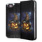 Halloween Cat and Jack O Lantern Pumpkin by Sarah Richter iPhone 7 Folio Case