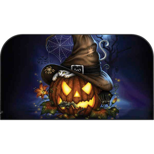 Halloween Cat and Jack O Lantern Pumpkin by Sarah Richter Nintendo Switch 2 (2025) with Joy-Con Skin