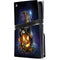 Halloween Cat and Jack O Lantern Pumpkin by Sarah Richter PS5 Pro Disk Console Skin