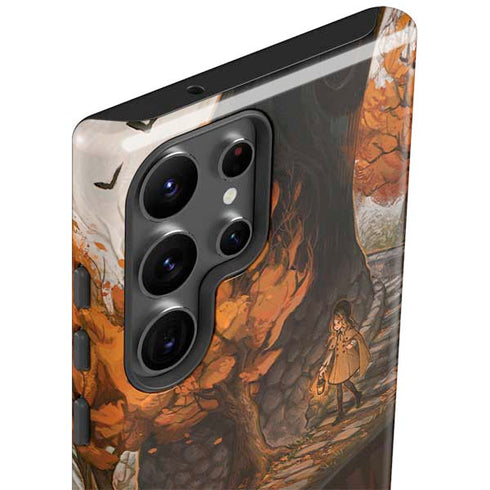 Halloween Pumpkin Witch with Fox by Ivy Dolamore Galaxy S23 Ultra Pro Case