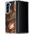 Halloween Pumpkin Witch with Fox by Ivy Dolamore Galaxy Z Fold5 5G Clear Case