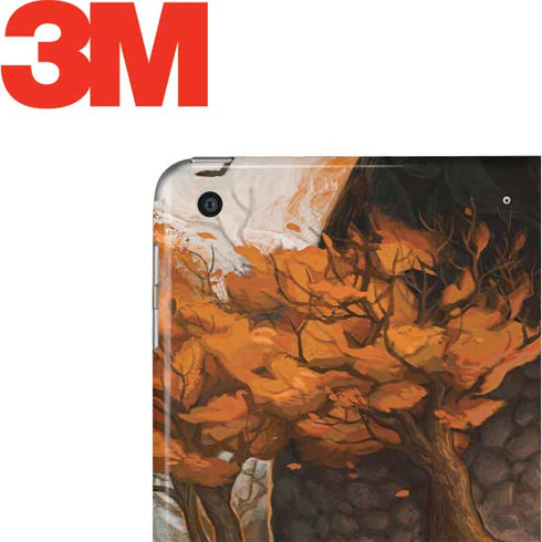 Halloween Pumpkin Witch with Fox by Ivy Dolamore Apple iPad Skin