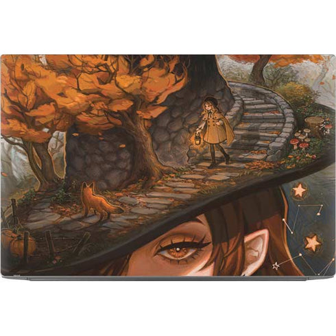 Halloween Pumpkin Witch with Fox by Ivy Dolamore Dell XPS Skin