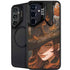 Halloween Pumpkin Witch with Fox by Ivy Dolamore Galaxy S24 FE Kickstand Case