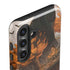 Halloween Pumpkin Witch with Fox by Ivy Dolamore Galaxy S25 Impact Case