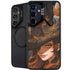 Halloween Pumpkin Witch with Fox by Ivy Dolamore Galaxy S25 Plus Kickstand Case