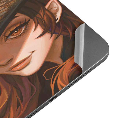 Halloween Pumpkin Witch with Fox by Ivy Dolamore Apple iPad Mini Skin