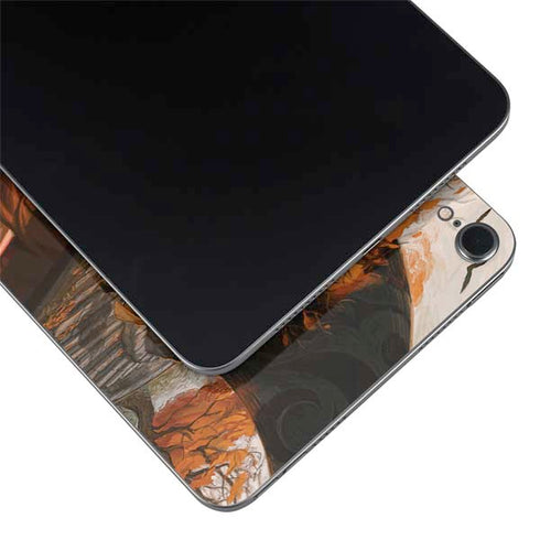 Halloween Pumpkin Witch with Fox by Ivy Dolamore Apple iPad Mini Skin