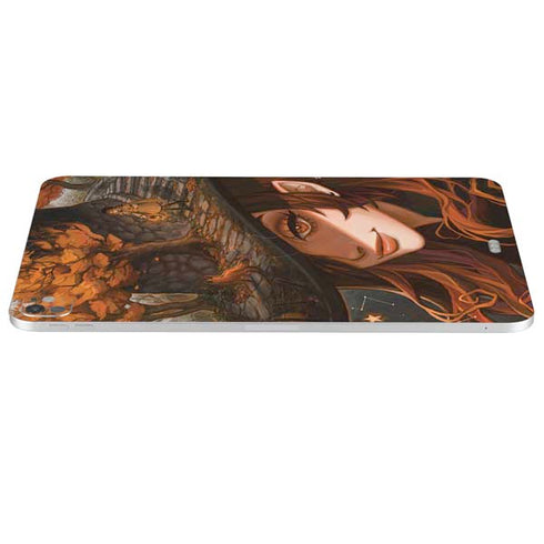Halloween Pumpkin Witch with Fox by Ivy Dolamore iPad Pro 13in M4 (2024) Skin