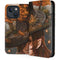 Halloween Pumpkin Witch with Fox by Ivy Dolamore iPhone 13 Folio Case