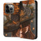 Halloween Pumpkin Witch with Fox by Ivy Dolamore iPhone 14 Pro Folio Case