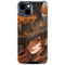 Halloween Pumpkin Witch with Fox by Ivy Dolamore iPhone 15 Clear Case