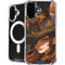 Halloween Pumpkin Witch with Fox by Ivy Dolamore iPhone 16 MagSafe Case