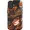 Halloween Pumpkin Witch with Fox by Ivy Dolamore iPhone 16 Plus Impact Case