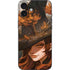 Halloween Pumpkin Witch with Fox by Ivy Dolamore iPhone 16 Plus Skin