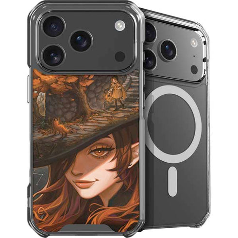 Halloween Pumpkin Witch with Fox by Ivy Dolamore iPhone 18 Pro MagSafe Case