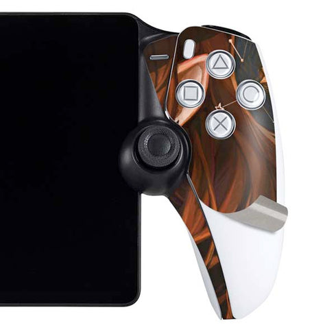 Halloween Pumpkin Witch with Fox by Ivy Dolamore PlayStation Portal Remote Player Skin