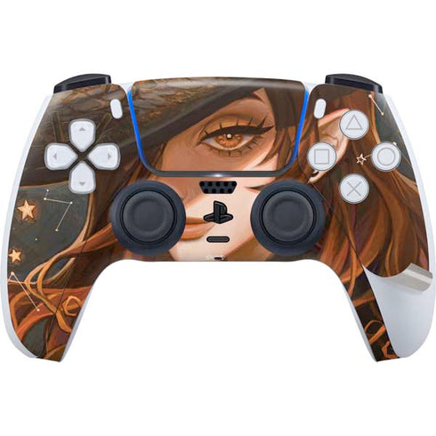 Halloween Pumpkin Witch with Fox by Ivy Dolamore PS5 Pro Disk Bundle Skin