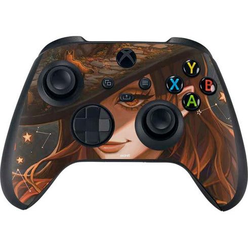 Halloween Pumpkin Witch with Fox by Ivy Dolamore Xbox Series X Skins